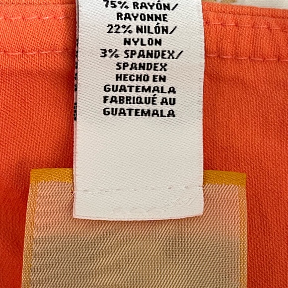 Ruby Rd. Petite Orange Shorts - Picture 5 of 5